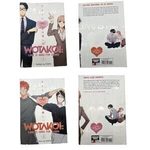 Wotakoi: Love is Hard for Otaku 1 and 2 Paperback Books